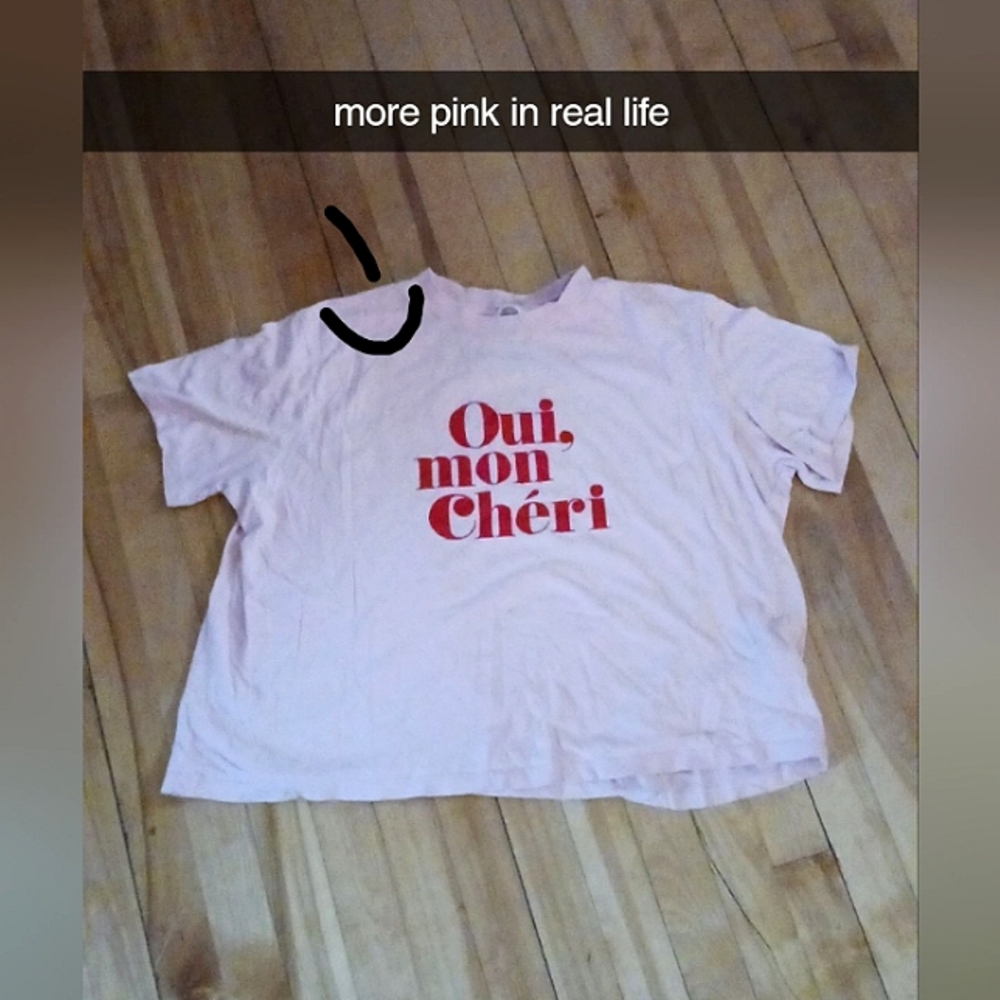 H&M "Oui, Mon Cheri." Shirt